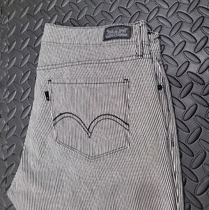 Striped Black and White Pants